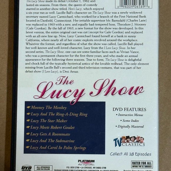 The Lucy Show TV Classics DVD - Picture 2 of 2